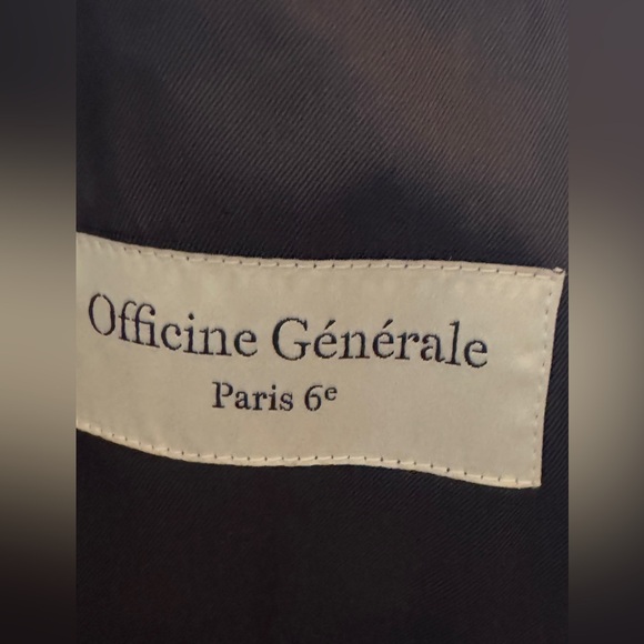 Officine Generale Paris Sport Jacket Wool Size 54 /44 US Navy Blue Men’s $900 - Picture 6 of 6
